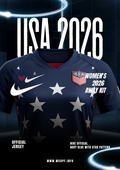 USA 2026 Away Jersey - Women's