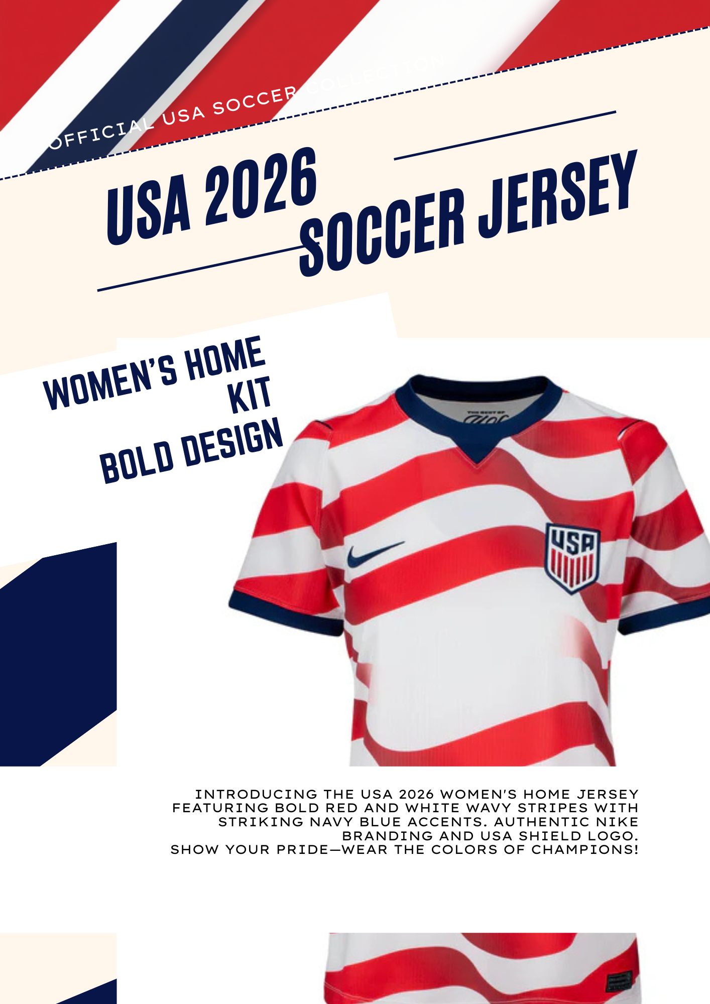 USA 2026 Home Jersey - Women's